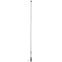 Scout 4' White VHF Antenna 3dB Stainless Steel Ferule w/5M RG-58 Includes PL-259